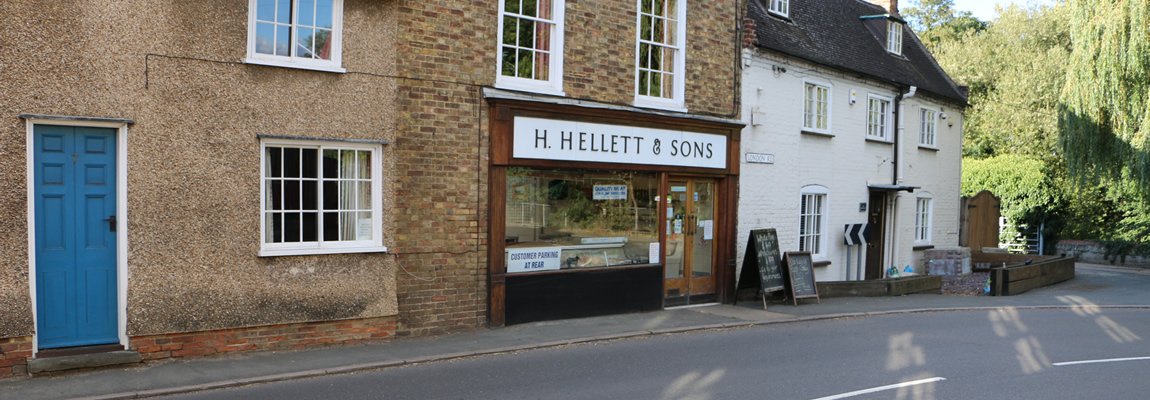Helletts Butchers shop